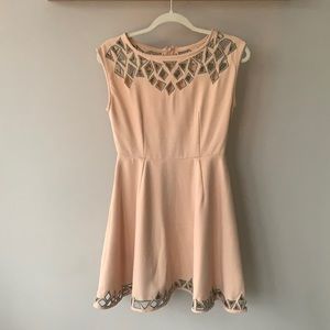 Pink A Line Dress